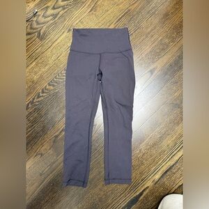 lululemon athletica Black cropped Leggings